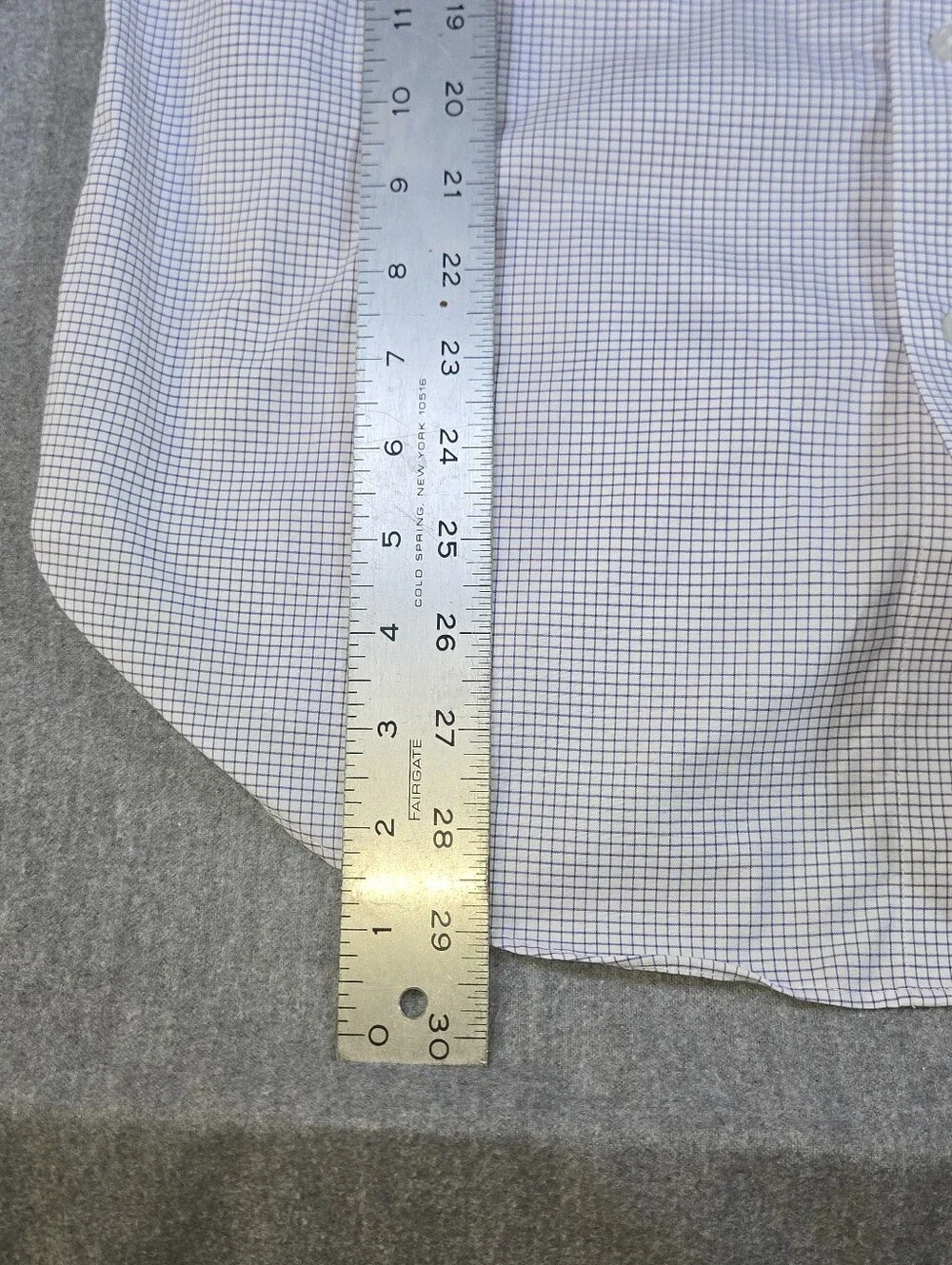​J.Crew Ludlow Classic Fit Dress Shirt - Purple White Windowpane Check - 15 34